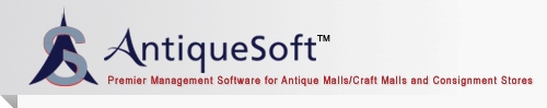 AntiqueSoft Premier Management Software for Antique Malls/Craft Malls and Consignment Stores
